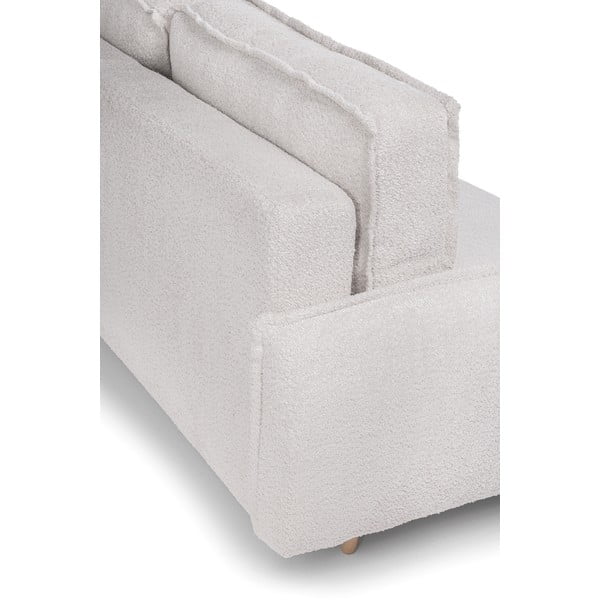 Sulankstoma sofa smėlio spalvos iš boucle 215 cm Patti – Bonami Selection-image-1