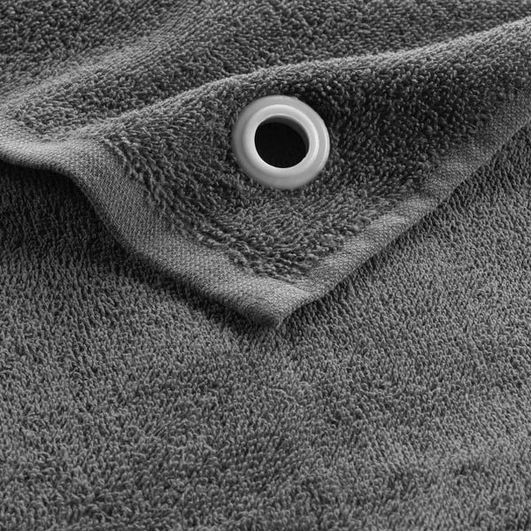 Antracito spalvos iš frote audinio iš medvilnės rankšluostis 50x50 cm Cuistot – douceur d'intérieur-image-2
