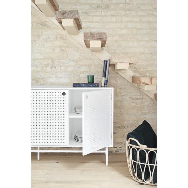 Balta komoda Teulat Punto, 150 cm pločio-image-2