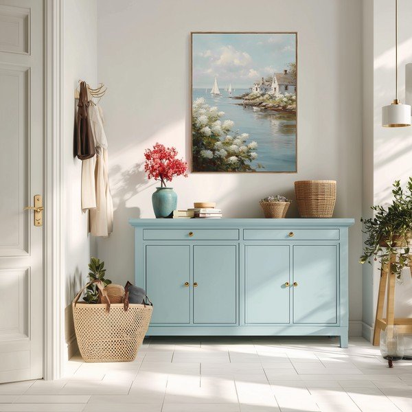 Spausdintas paveikslas su rėmeliu 60x80 cm Quiet Bay – Styler-image-3