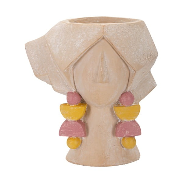Vaza iš polirezino smėlio spalvos 27 cm Elegant – Mauro Ferretti