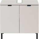 Kreminės spalvos spintelė po kriaukle 60x56 cm Arcena – Germania