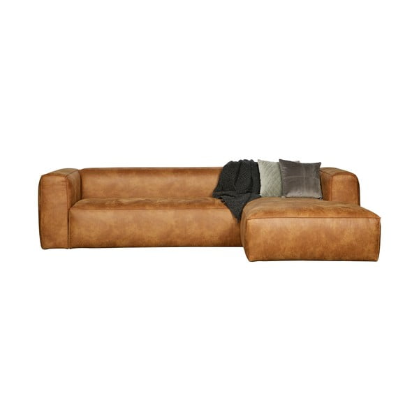 Ruda perdirbtos odos kampinė sofa WOOOD Bean, dešinysis kampas-image-3