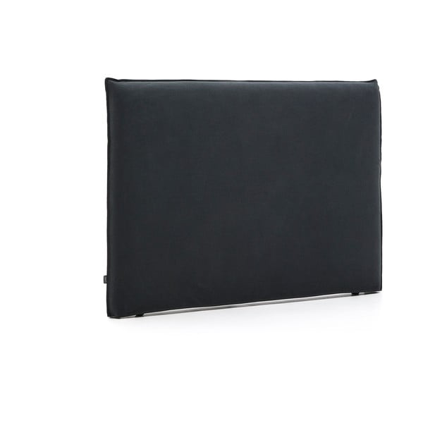 Antracito spalvos iš audinio galvūgalis 180x118 cm Jaira – Kave Home