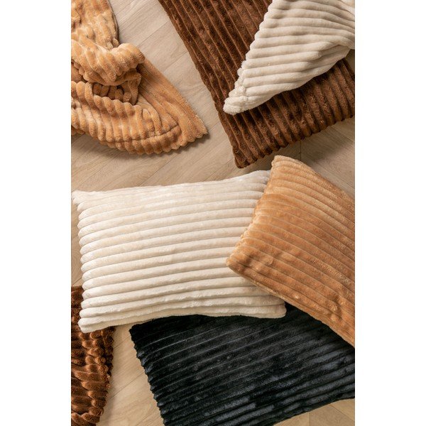 Kreminis aksominis pledas PT LIVING Ribbed, 150 x 200 cm-image-4
