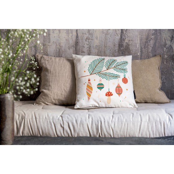 Dekoratyvinės pagalvėlės 2 vnt. su Kalėdų motyvu 45x45 cm Christmas Ornaments – Butter Kings-image-1