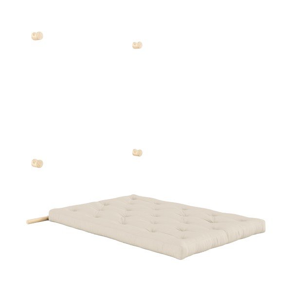 Smėlio spalvos sulankstoma sofa 135 cm Hooked – Karup Design-image-4