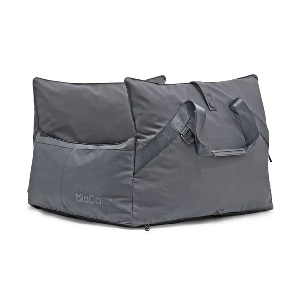 Tamsiai pilkos spalvos transportavimo krepšys šuniui 50x50 cm Viaggio Asphalt – MiaCara