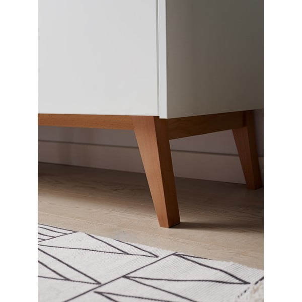 Balta vaikiška komoda Pinio Swing, 148 x 92 cm-image-1