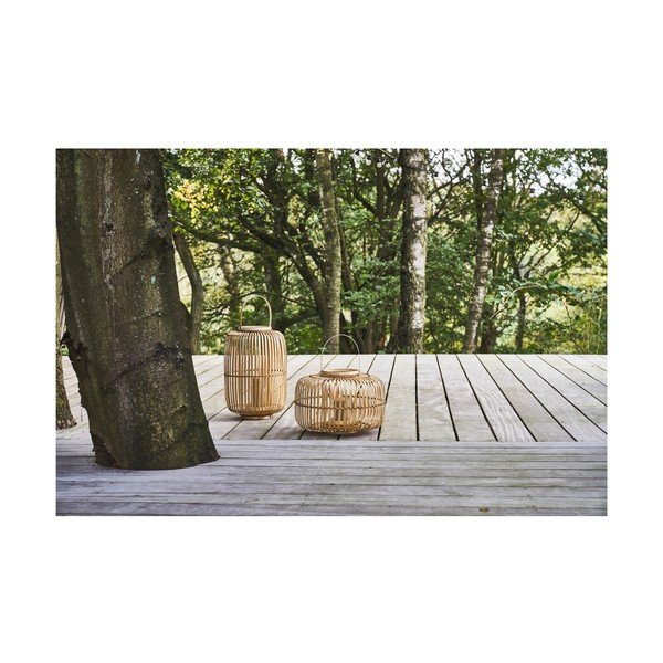 Žibintas iš bambuko (aukštis 25 cm) Alia – Villa Collection-image-1