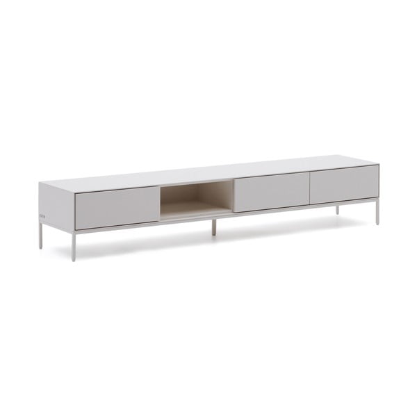 TV spintelė baltos spalvos 195x35 cm Vedrana – Kave Home-image-2