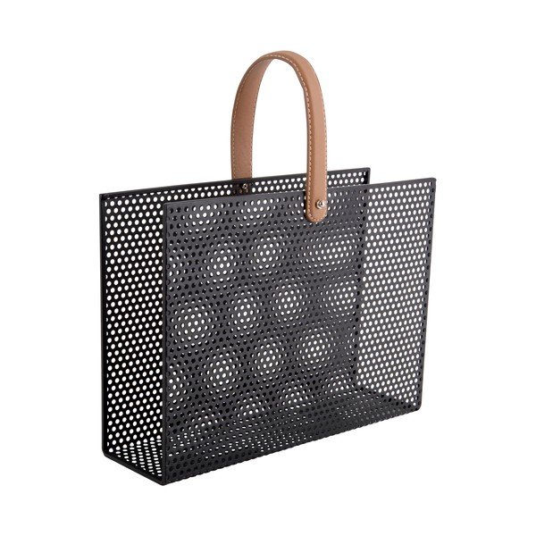 Juodas metalinis žurnalų laikiklis PT LIVING Perky-image-1