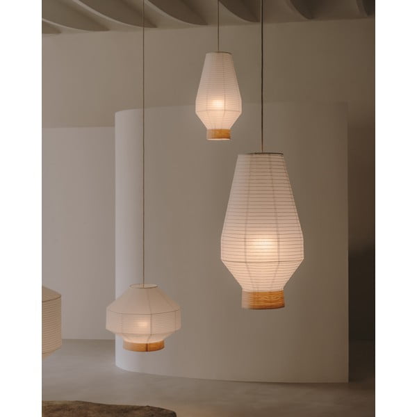 Šviestuvo gaubtas baltos spalvos ø 30 cm Hila – Kave Home-image-2