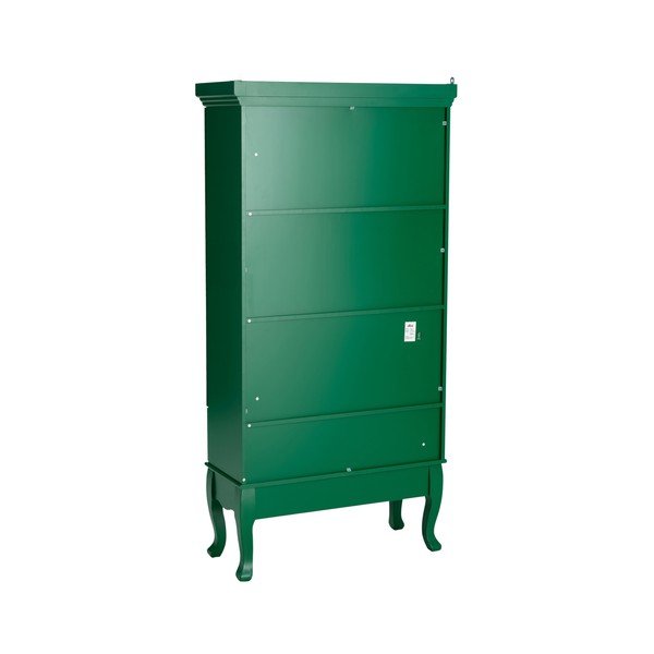 Žalios spalvos iš MDF plokštės pakabinama vitrina 85x170,5x35 cm Prato – Ellos Home-image-3