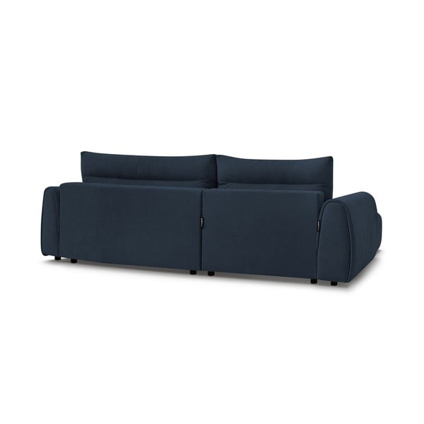 Kampinė sofa tamsiai mėlynos spalvos Aden – Bobochic Paris-image-3