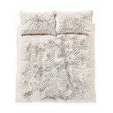 Dvigulė patalynė baltos spalvos iš mikropliušo 200x200 cm Cuddly – Catherine Lansfield