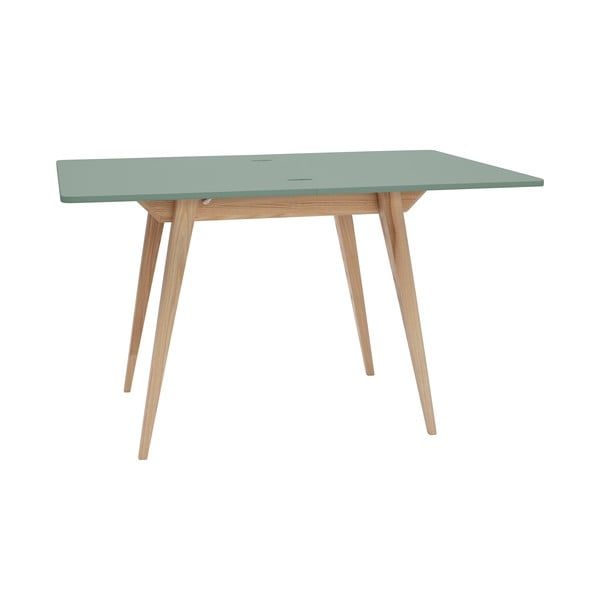 Sulankstomas valgomojo stalas su žaliu stalviršiu 65x90 cm Envelope - Ragaba-image-3