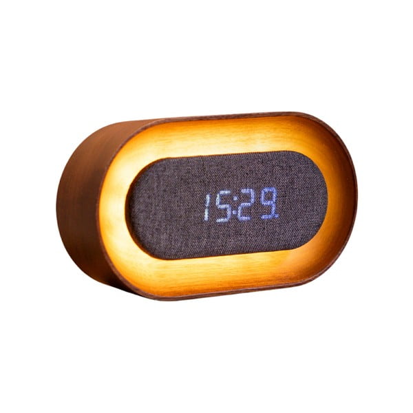 Skaitmeninis žadintuvas Lumos Walnut – Gingko-image-2