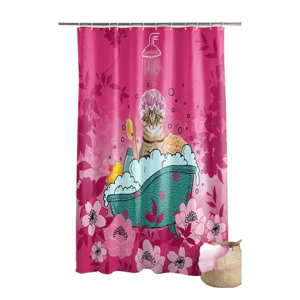 Dušo užuolaida 180x200 cm Chatibulle – douceur d'intérieur