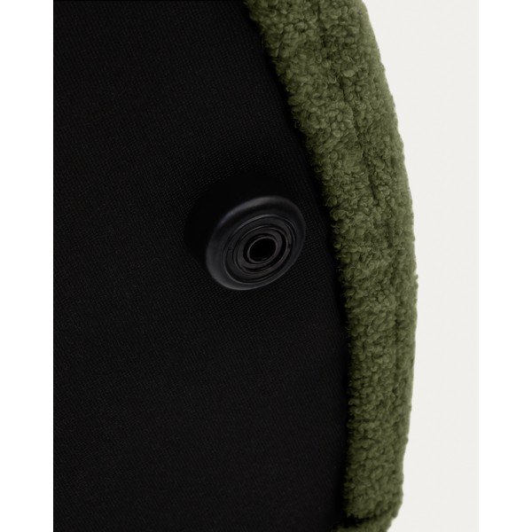 Žalios spalvos iš boucle pufas Kaeli – Kave Home-image-2