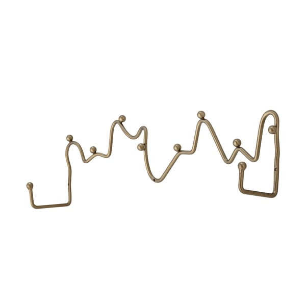 Iš metalo sieninė lentyna auksinės spalvos Blu – Bloomingville-image-1