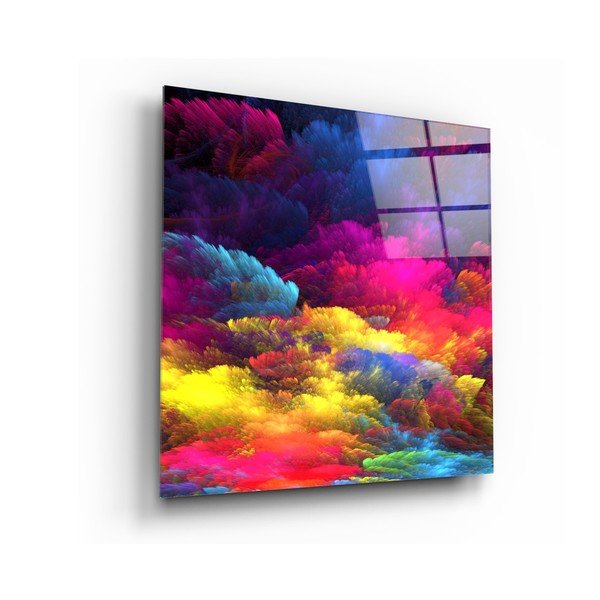 Paveikslas ant stiklo Insigne Color Burst, 40 x 40 cm