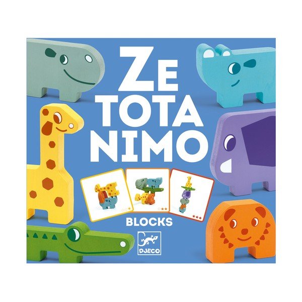Vaikiška medinė gyvūnų formos dėlionė Djeco Puzzle-image-1