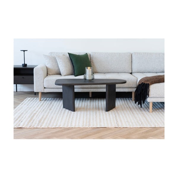 Tamsiai rudos spalvos kavos staliukas 50x100 cm Melo – House Nordic-image-2