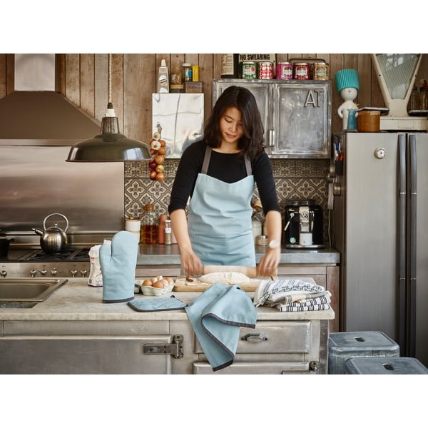 Juoda medvilninė virtuvinė pirštinė Tiseco Home Studio Fuji-image-1