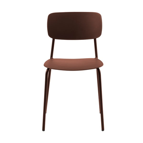 Terakotos spalvos valgomojo kėdės 2 vnt. Kirkland – Unique Furniture-image-4