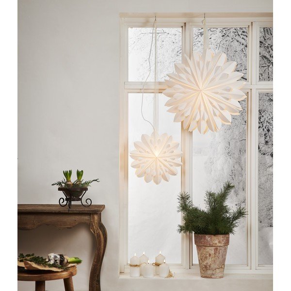 Balta kalėdinė dekoracija Star Trading Clipp-image-2