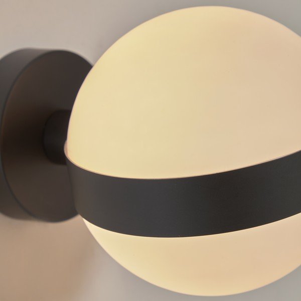 Juodas sieninis šviestuvas ø 15 cm Anasol - Kave Home-image-2