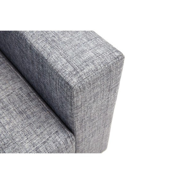 Sofa šviesiai pilkos spalvos 154 cm Step – Balcab Home-image-1