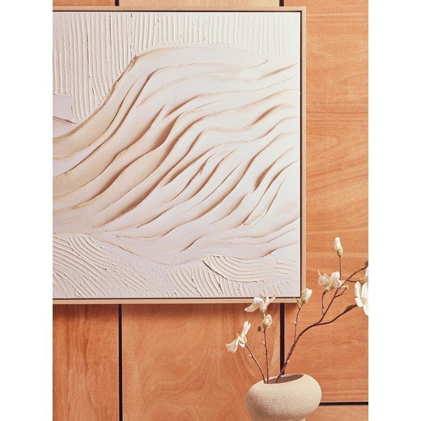 3D paveikslas su rėmeliu/tapyba ant drobės 73x143 cm Astratto – Premier Housewares-image-3