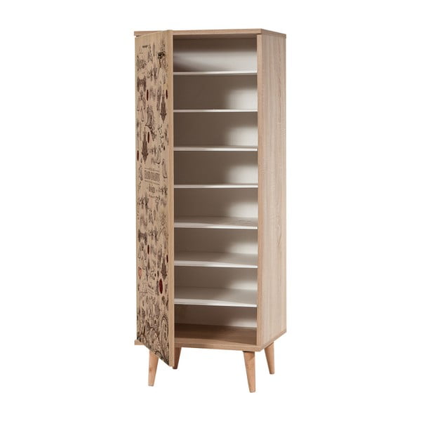 Aukšta batų lentyna "Flinta Romance", aukštis 128 cm-image-3