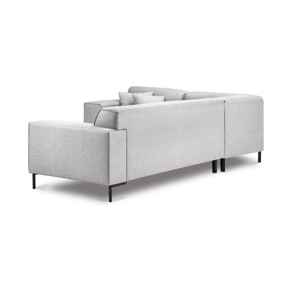 "Cosmopolitan Design Seville" šviesiai pilka kampinė sofa, dešinysis kampas-image-3