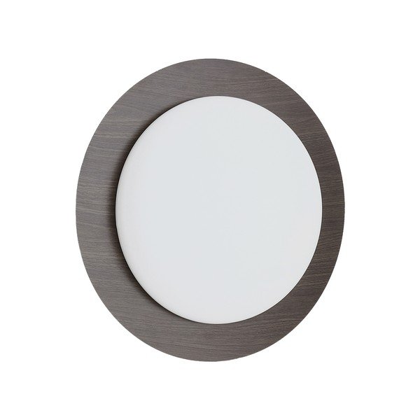 Tamsiai rudos spalvos iš metalo sieninė lempa LED ø 40 cm Novae – Kave Home