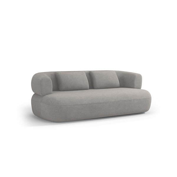 Šviesiai pilkos spalvos sofa iš boucle 178 cm Jenny – Micadoni 