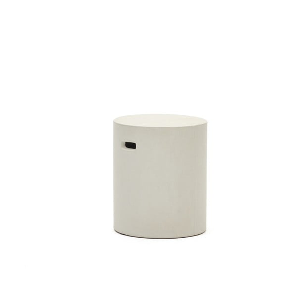 Apvalios formos sodo šoninis staliukas iš betono ø 37 cm Aiguablava – Kave Home