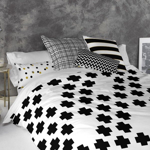 2 medvilninių užvalkalų rinkinys Blanc Mustard-image-1