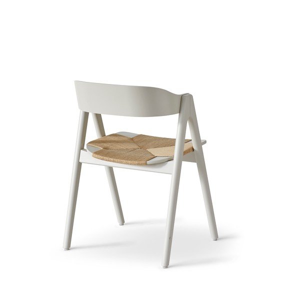 Smėlio spalvos bukmedžio medienos valgomojo kėdė su ratano sėdyne Findahl by Hammel Mette-image-3