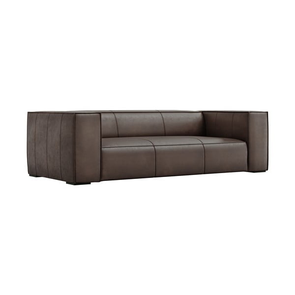 Rudos spalvos odinė sofa 227 cm Madame - Windsor & Co Sofas-image-2