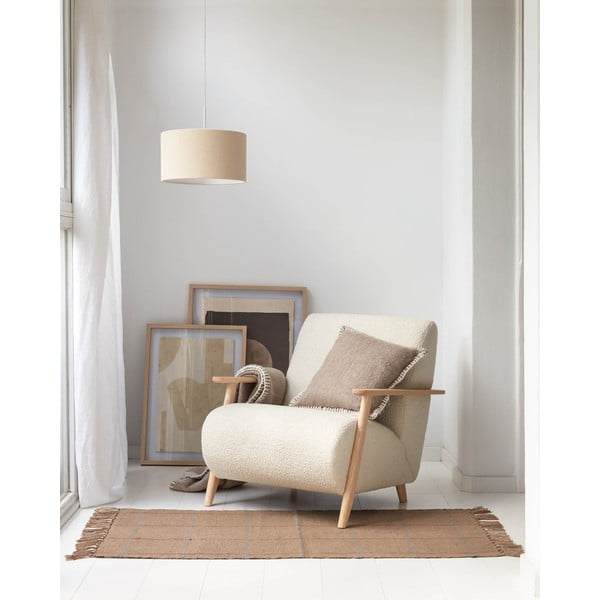 Kreminės spalvos šviestuvo gaubtas ø 40 cm Nazli – Kave Home-image-2