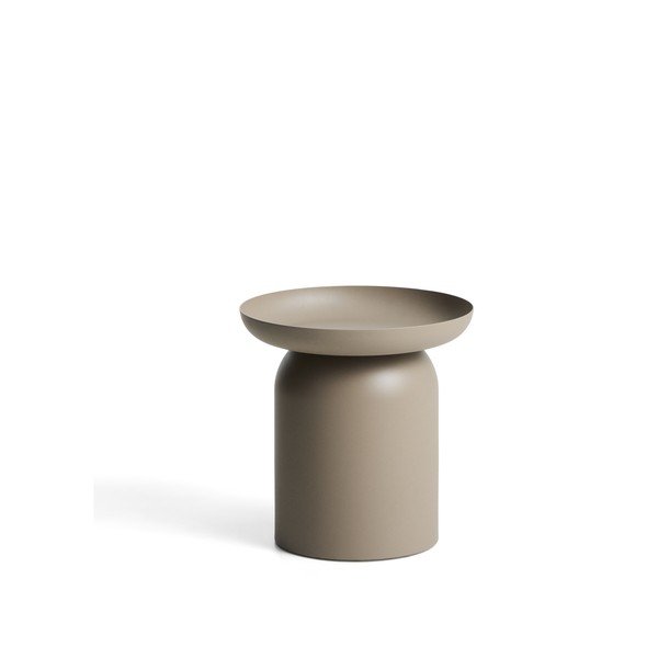 Iš metalo apvalios formos sodo šoninis staliukas ø 45 cm Arcola – Kave Home