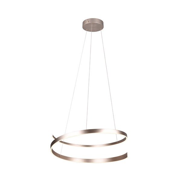 Kabantis šviestuvas pilkos spalvos LED su balso kontrole/su mobiliųjų programų valdymu ø 75 cm su metaliniu gaubtu Cinardi – CINQUE-image-2