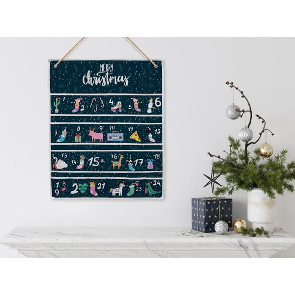 Medvilninis Advento kalendorius Butter Kings Santa Dinosaur-image-2