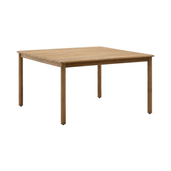 Iš akacijos masyvo sodo valgomojo stalas 135x135 cm Sori – Kave Home