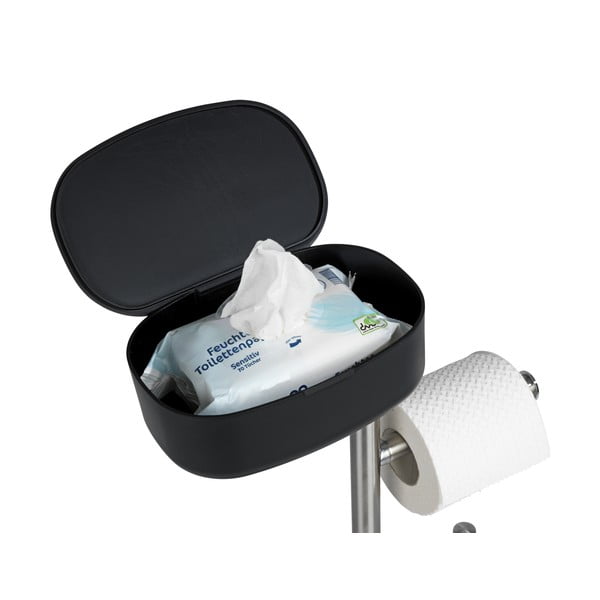 Nerūdijančio plieno tualeto stovas su lentyna Wenko Rivazza-image-4