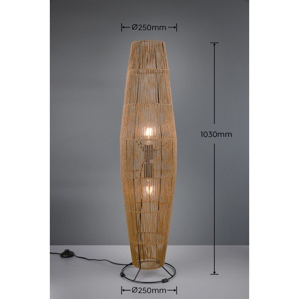 Pastatomas šviestuvas natūralios spalvos (aukštis 103 cm) Miki – Reality-image-3