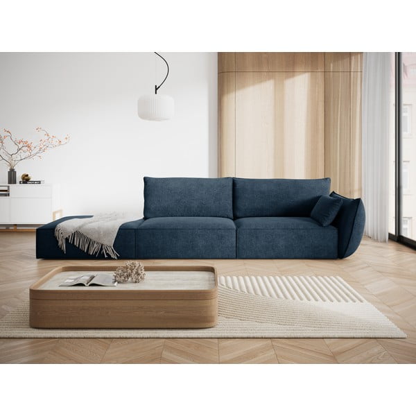 Gultas tamsiai mėlynos spalvos (su dešiniuoju kampu) Vanda – Mazzini Sofas-image-1